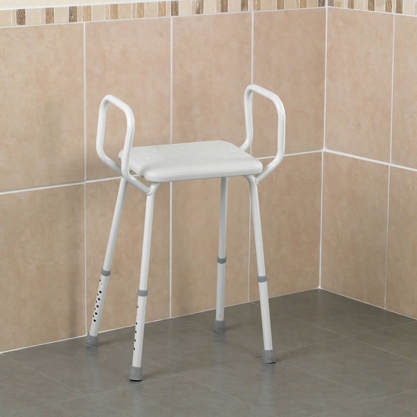 Lightweight Shower Perching Stool Portable And Safe.